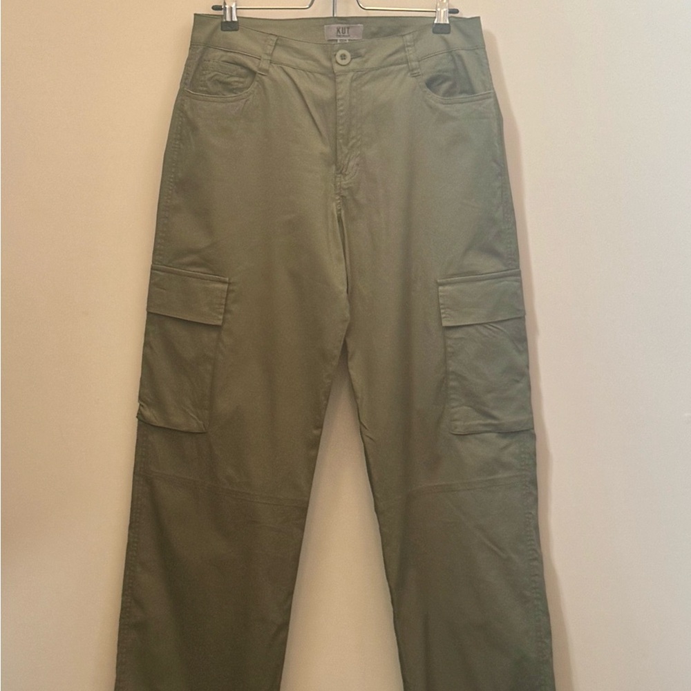 Kut from the Kloth Green Wide Leg Jumpsuit